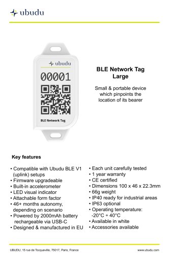 BLE Network Tag Large