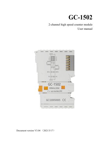 GC-1502-2Channel Counter Module