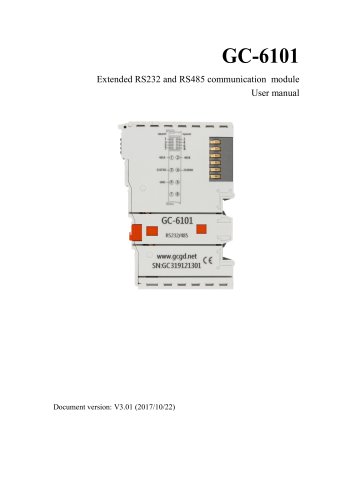 GC-6101 Extended RS232 and RS485 Communication Module