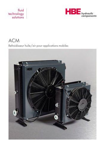 Refroidisseurs huile-air pour applications mobiles ACM