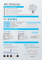 chengdi pressure switch MS39 series High precision micro pressure RS485 output