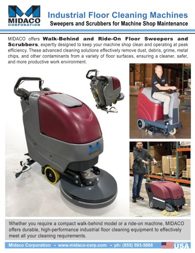 Industrial Floor Cleaning Machines