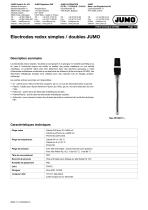 Electrodes redox simples / doubles JUMO - 1