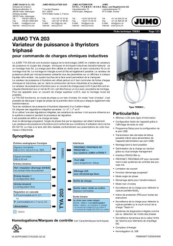 JUMO TYA 203