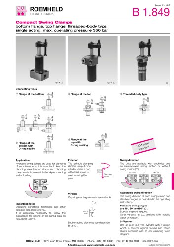 B 1.849 Compact Swing Clamps