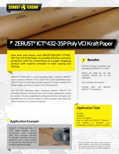 ZERUST® ICT®432-35P Poly VCI Kraft Paper