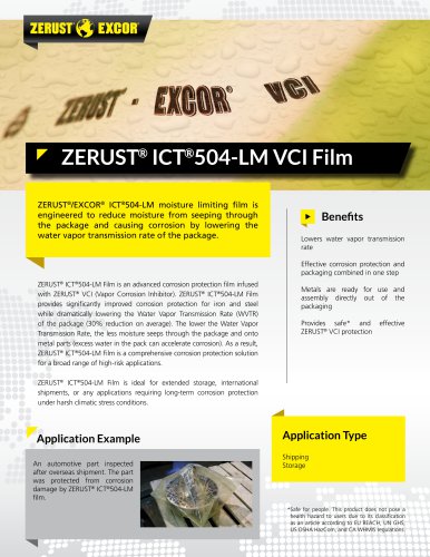 ZERUST® ICT®504-LM VCI Film