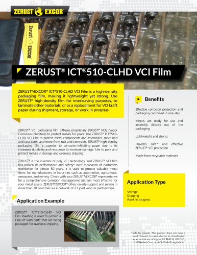 ZERUST® ICT®510-CLHD VCI Film