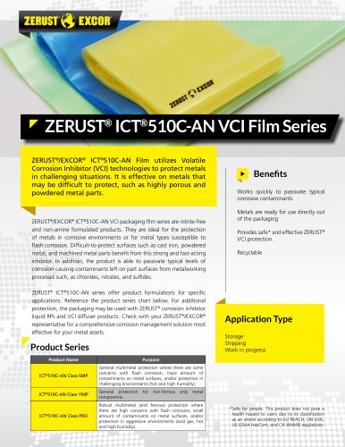 ZERUST® ICT®510C-AN VCI Film Series