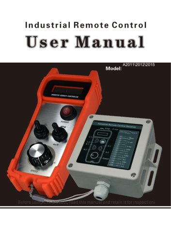 Industrial Remote Control User Manual