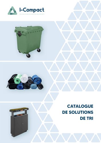 CATALOGUE DE SOLUTIONS DE TRI