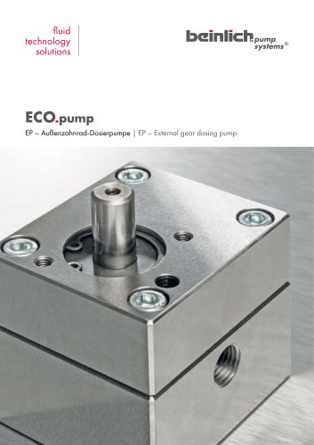 ECO.pump External gear pump