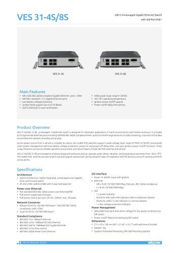 VES31-4S/-8S Datasheet