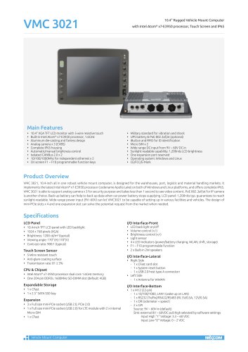 VMC 3021 Datasheet