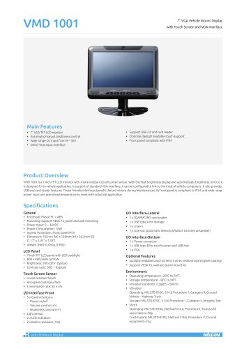 VMD 1001 Datasheet