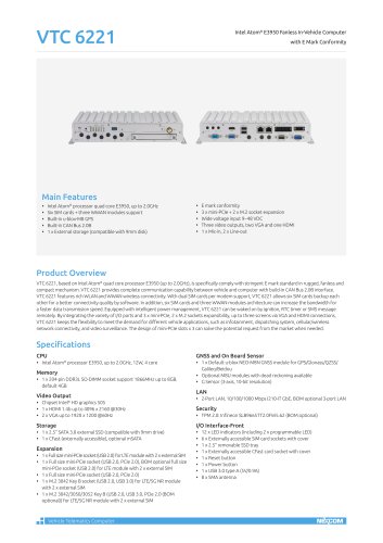 VTC 6221 Datasheet