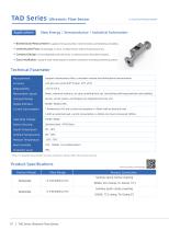 TAD Series Ultrasonic Flow Sensor