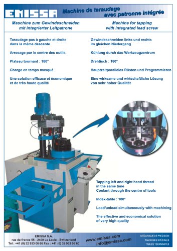 machine de taraudage