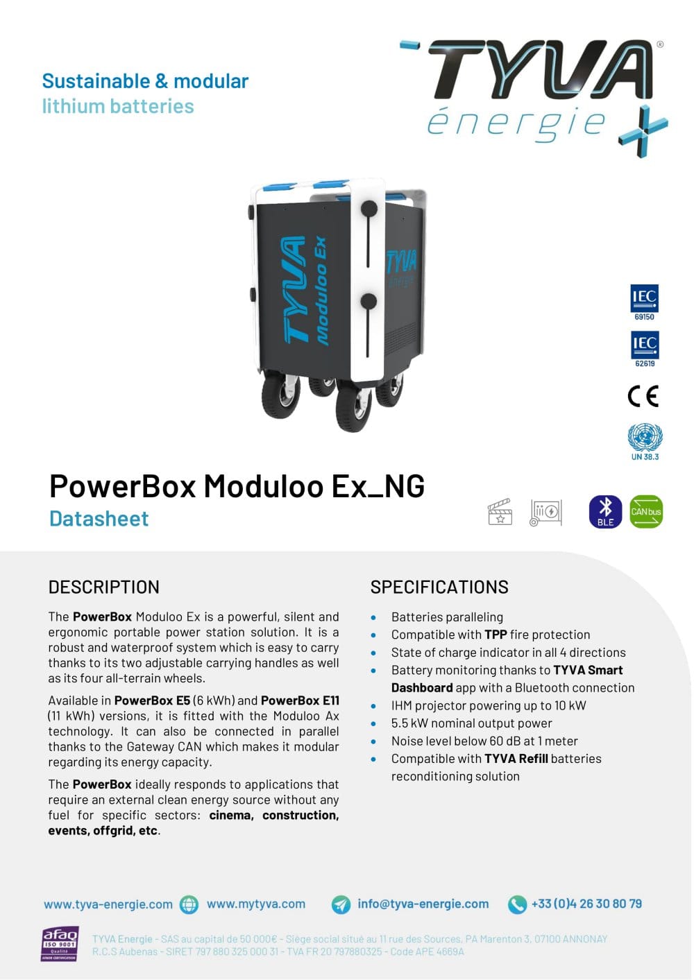 PowerBox Range brochure - TYVA Energie