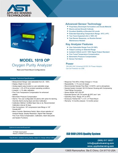 MODEL1019-OP-Datasheet