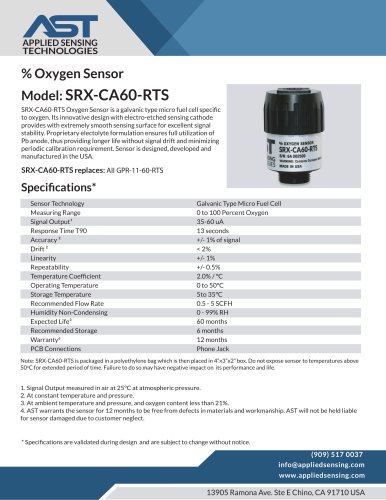 SRX-CA60-RTS