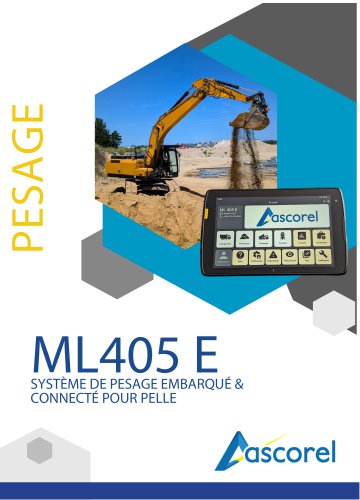 ML 405 E SYST&Egrave;ME DE PESAGE EMBARQU&Eacute; & CONNECT&Eacute; POUR PELLE