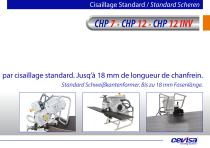 CEVISA bevelling machines Français/Deutsch - 15