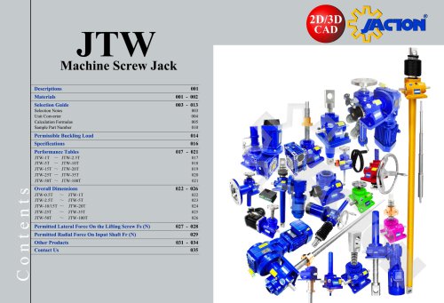 JTW Classic Machine Screw Jack