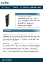 RPT-1005-X4 Industrial 5 Port Unmanaged Fast Ethernet Switch