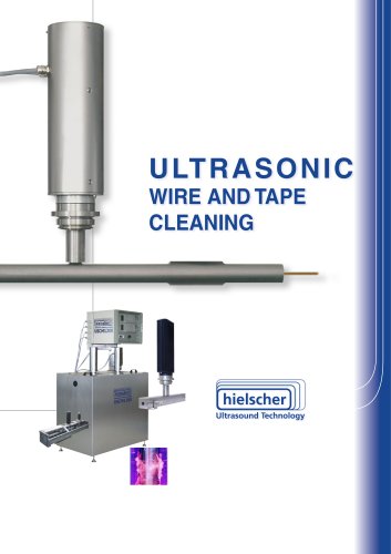 Ultrasonic Wire Cleaning