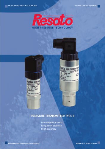 Pressure transmitters