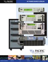 AC POWER SOURCE CATALOG