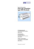 Flow-Rate Controller Type VRF-W