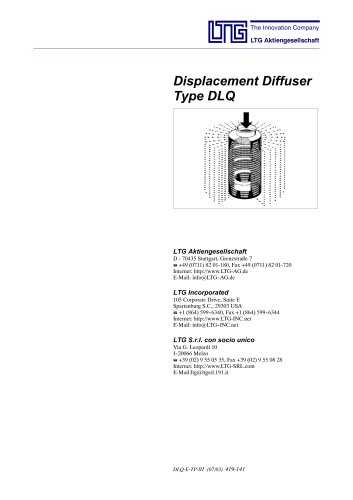 Industrial Air Diffuser Type DLQ