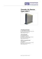 Transfer air device Type LDO-T