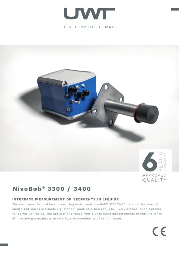 Interface Measurement for Solids NivoBob® 3300/3400