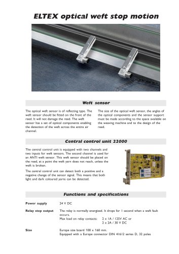   Weft Stop Motions for air-jet weaving machines 