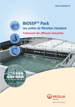 Biosep? Pack  Unités de filtration standard pour le traitement des effluents industriels - 1