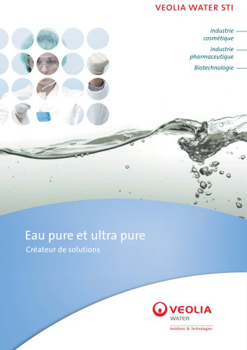 Eau pure et ultra pure