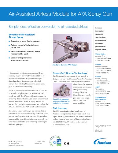 Air-Assisted Airless Module for A7A Spray Gun