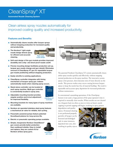 CleanSpray® XT Automated Nozzle Cleaning Systems