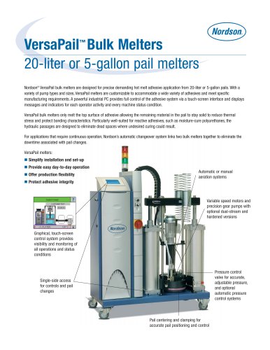 VersaPail Bulk Melters