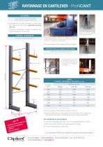 RAYONNAGE EN CANTILEVER - ProfilCANT - 2