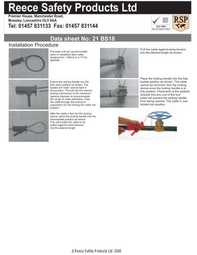 BS18 Cable Lockout