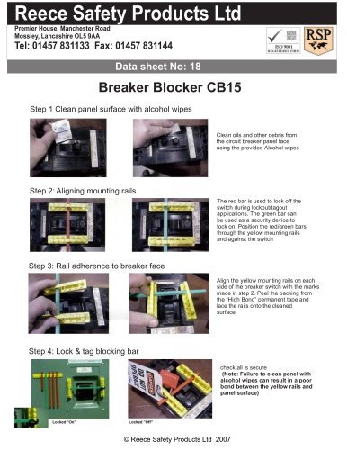 CB15 Breaker Blocker Kit