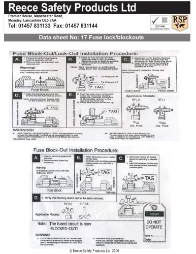 Fuse Lock / Blockouts