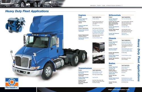 Permatex® Heavy Duty Fleet Applciation Guide