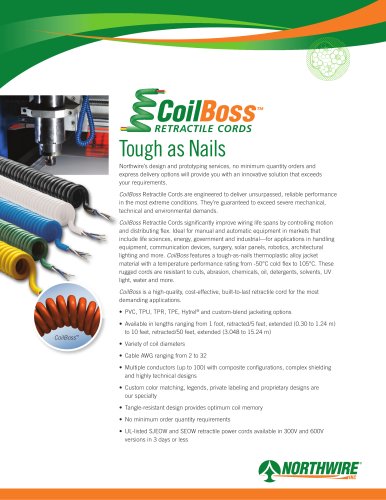 CoilBoss Retractile Cords