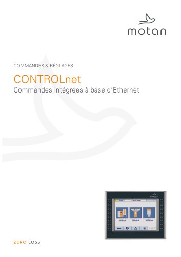 CONTROLnet Commandes intégrées à base d‘Ethernet