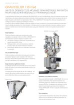 GRAVICOLOR 110 med Unité de dosage et de mélange gravimétrique par batch pour l‘industrie médicale et pharmaceutique - 2